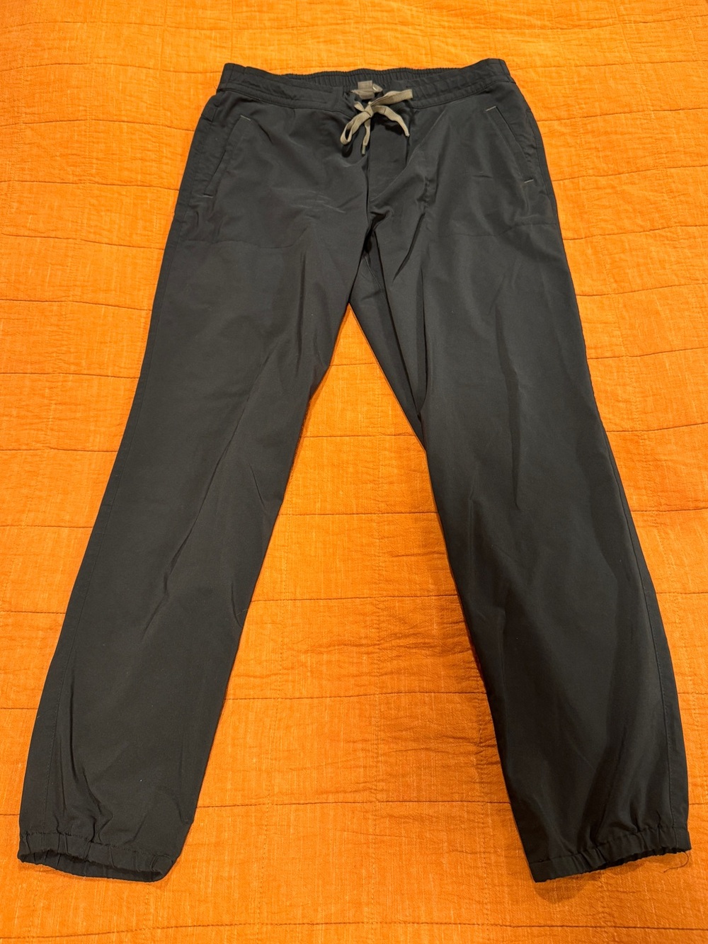 Eddie Bauer Black Drawstring Jogger Pants